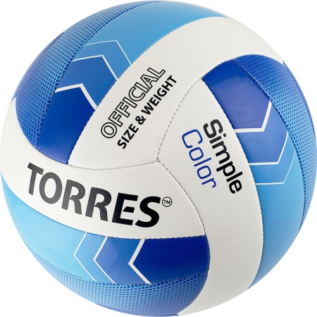 Купить Мяч волейбольный Torres Simple Color любительский р.5 в Ялуторовске 